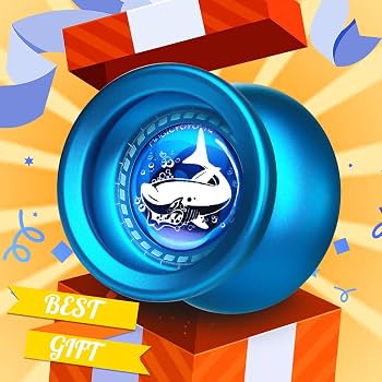 MAGICYOYO Responsive Yoyo T9 Shark-Blue, Metal Yoyo Professional